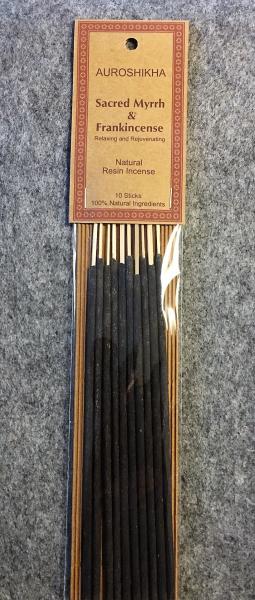 Räucherstäbchen Auroshikha Harz Weihrauch/Myrrhe